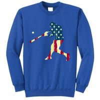 Patriotic American Flag Baseball Cute Gift Baseball Cute Gift Cute Gift Sweatshirt