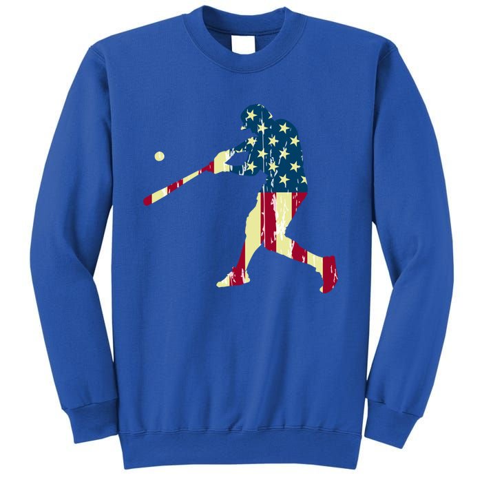 Patriotic American Flag Baseball Cute Gift Baseball Cute Gift Cute Gift Sweatshirt