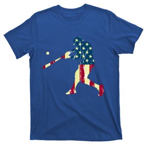 Patriotic American Flag Baseball Cute Gift Baseball Cute Gift Cute Gift T-Shirt