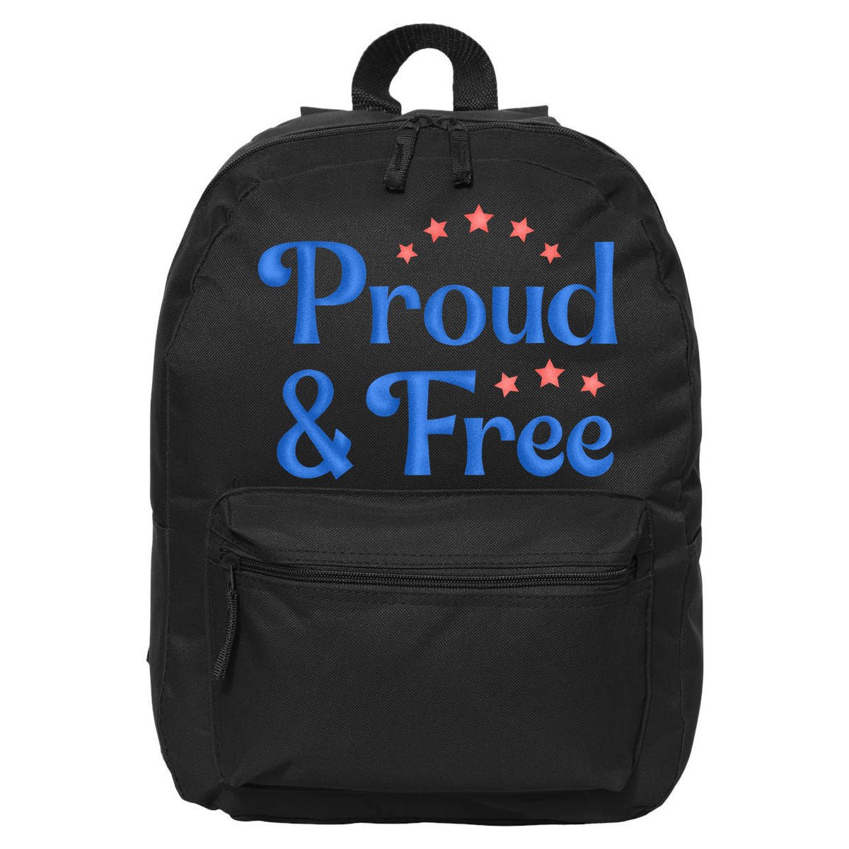 Proud And Free USA Holiday 16 in Basic Backpack