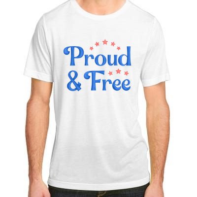 Proud And Free USA Holiday Adult ChromaSoft Performance T-Shirt