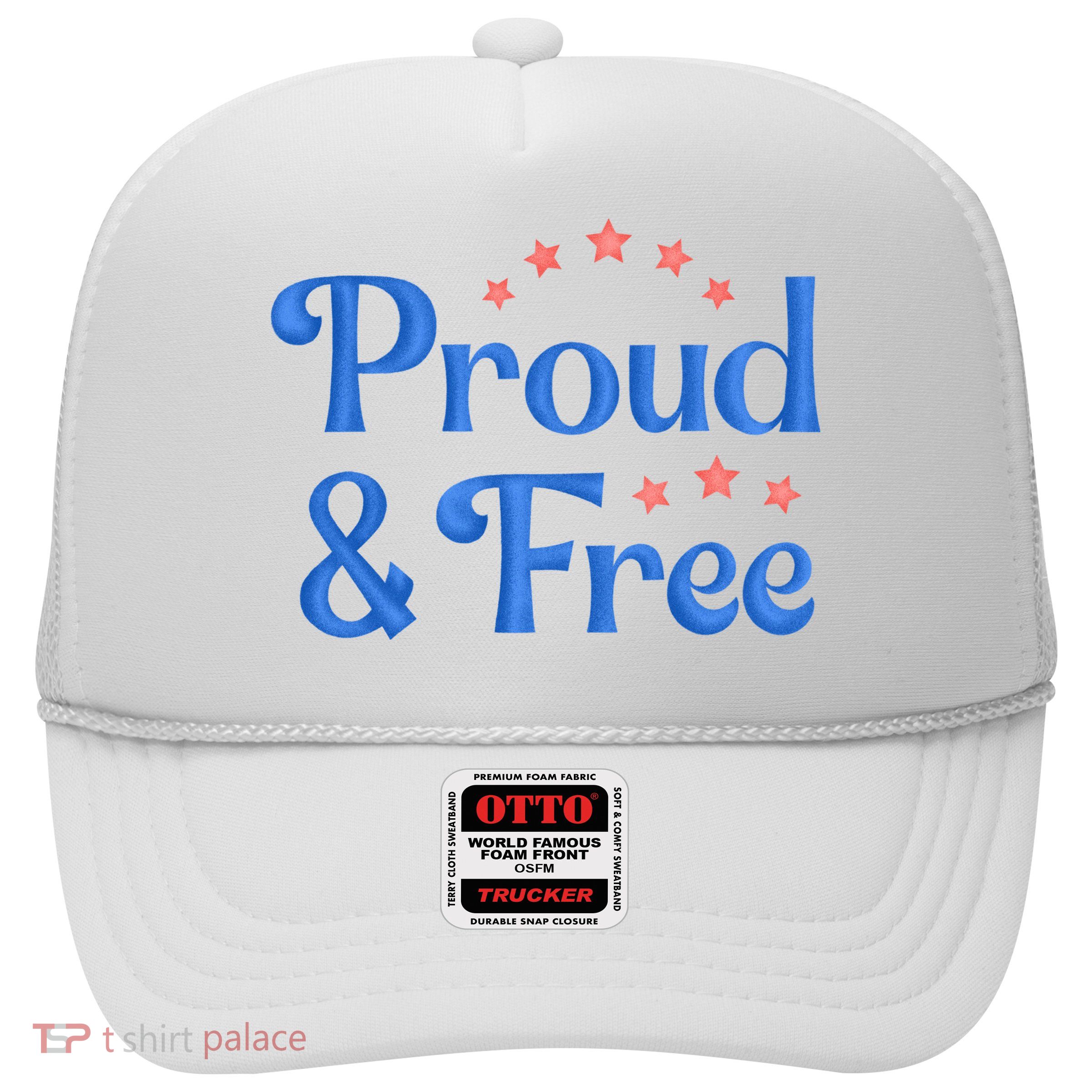 Proud And Free USA Holiday Trucker Hat