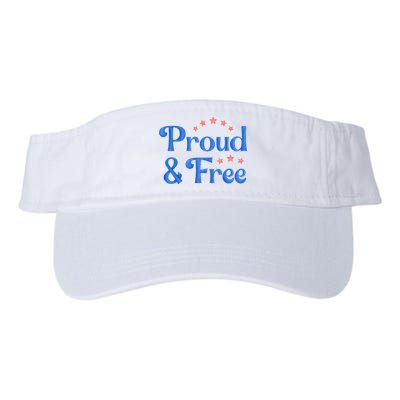 Proud And Free USA Holiday Visor