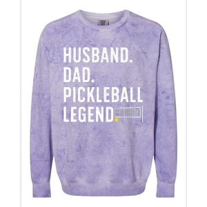 Pickleball Art For Husband Pickle Ball Pickleball Lover Colorblast Crewneck Sweatshirt