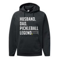 Pickleball Art For Husband Pickle Ball Pickleball Lover Performance Fleece Hoodie