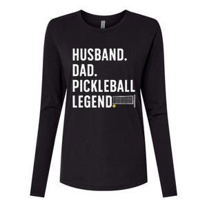 Pickleball Art For Husband Pickle Ball Pickleball Lover Womens Cotton Relaxed Long Sleeve T-Shirt