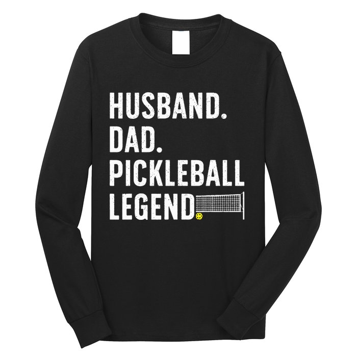 Pickleball Art For Husband Pickle Ball Pickleball Lover Long Sleeve Shirt