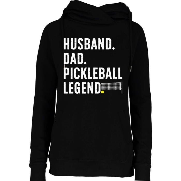 Pickleball Art For Husband Pickle Ball Pickleball Lover Womens Funnel Neck Pullover Hood