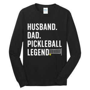 Pickleball Art For Husband Pickle Ball Pickleball Lover Tall Long Sleeve T-Shirt