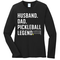 Pickleball Art For Husband Pickle Ball Pickleball Lover Ladies Long Sleeve Shirt