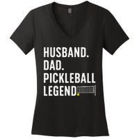 Pickleball Art For Husband Pickle Ball Pickleball Lover Women's V-Neck T-Shirt