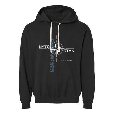 Peace And Freedom Otan Nato Garment-Dyed Fleece Hoodie