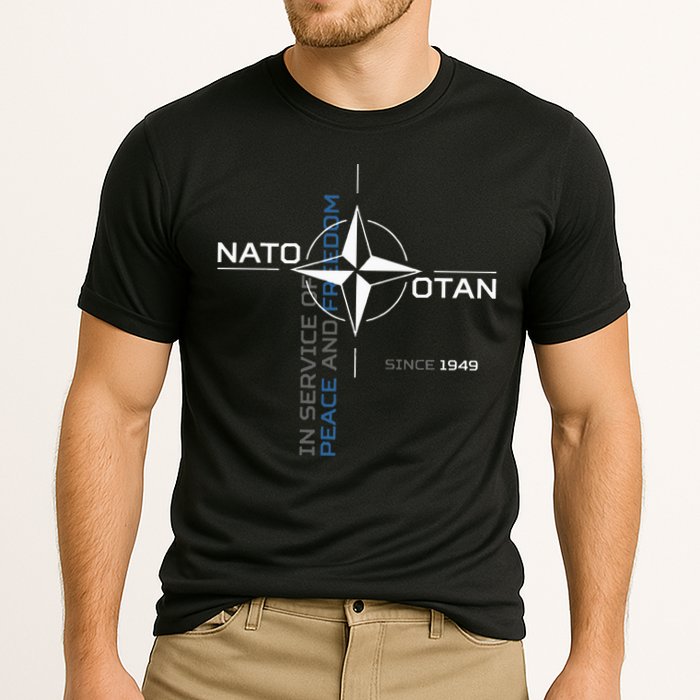 Peace And Freedom Otan Nato Cooling Performance Crew T-Shirt