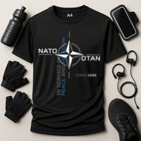 Peace And Freedom Otan Nato Cooling Performance Crew T-Shirt