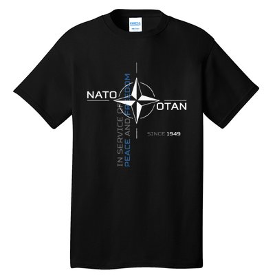 Peace And Freedom Otan Nato Tall T-Shirt