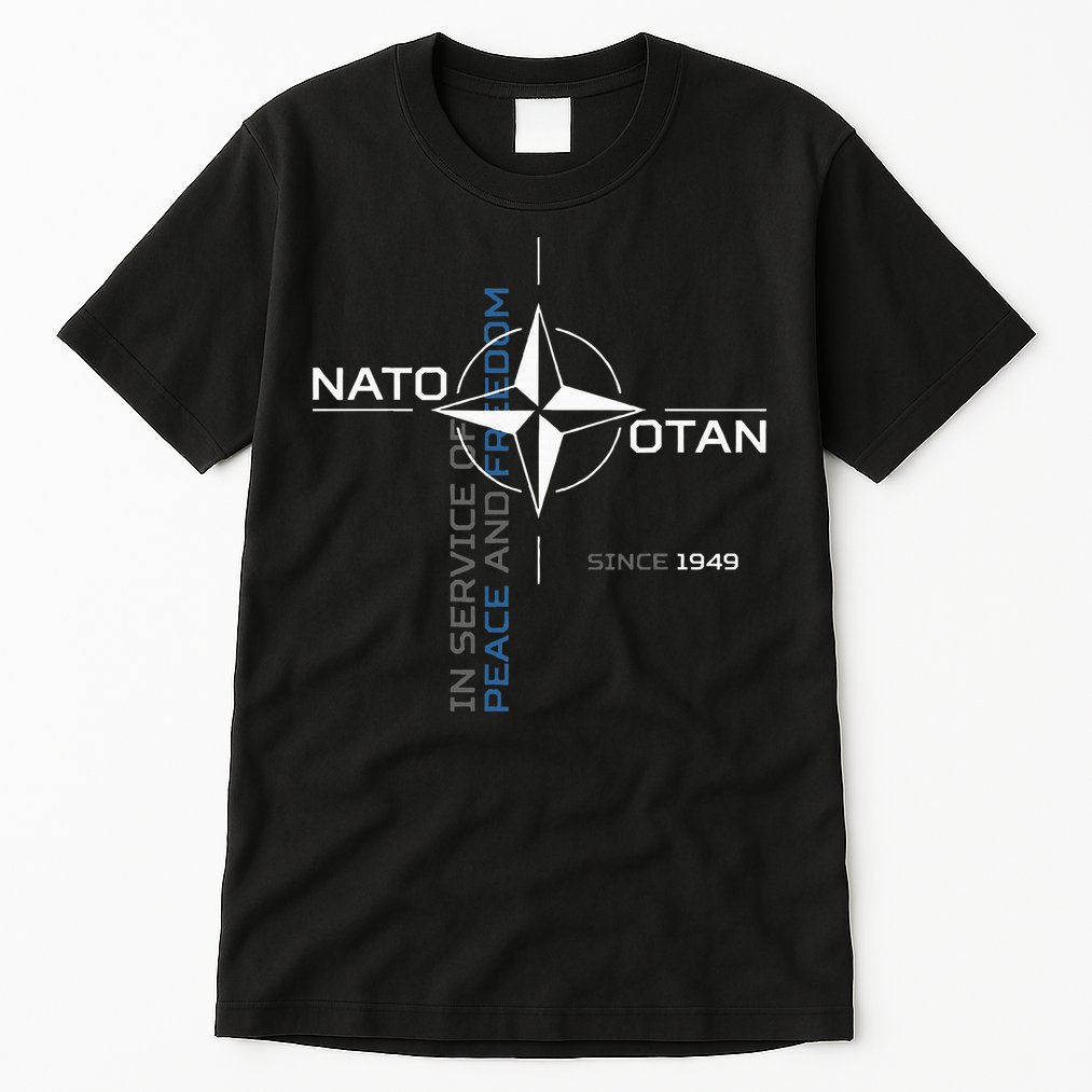 Peace And Freedom Otan Nato Tall T-Shirt