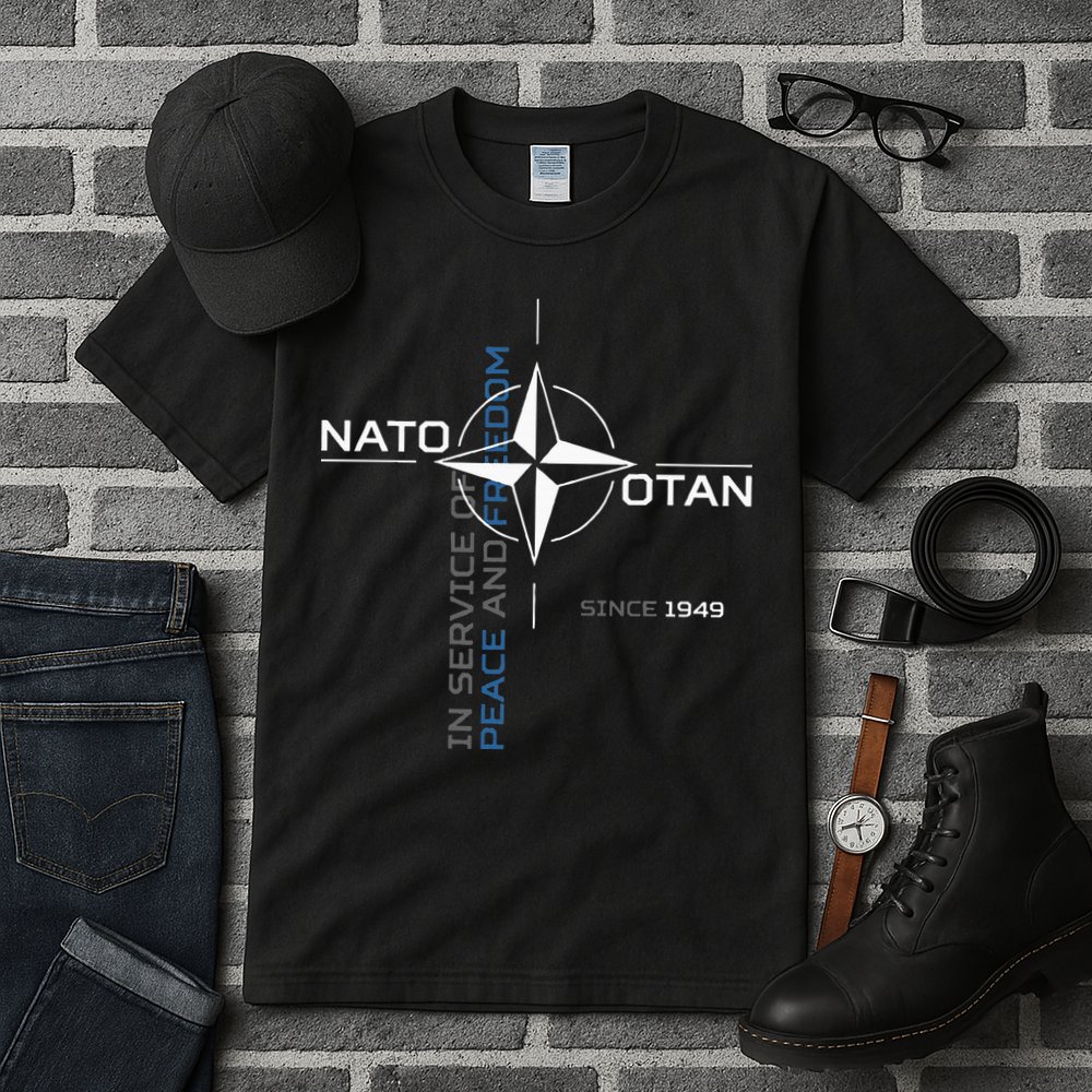 Peace And Freedom Otan Nato Tall T-Shirt