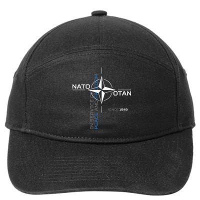 Peace And Freedom Otan Nato 7-Panel Snapback Hat