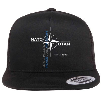 Peace And Freedom Otan Nato Flatbill Hat