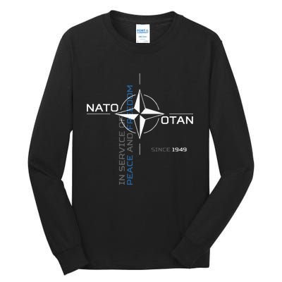 Peace And Freedom Otan Nato Tall Long Sleeve T-Shirt