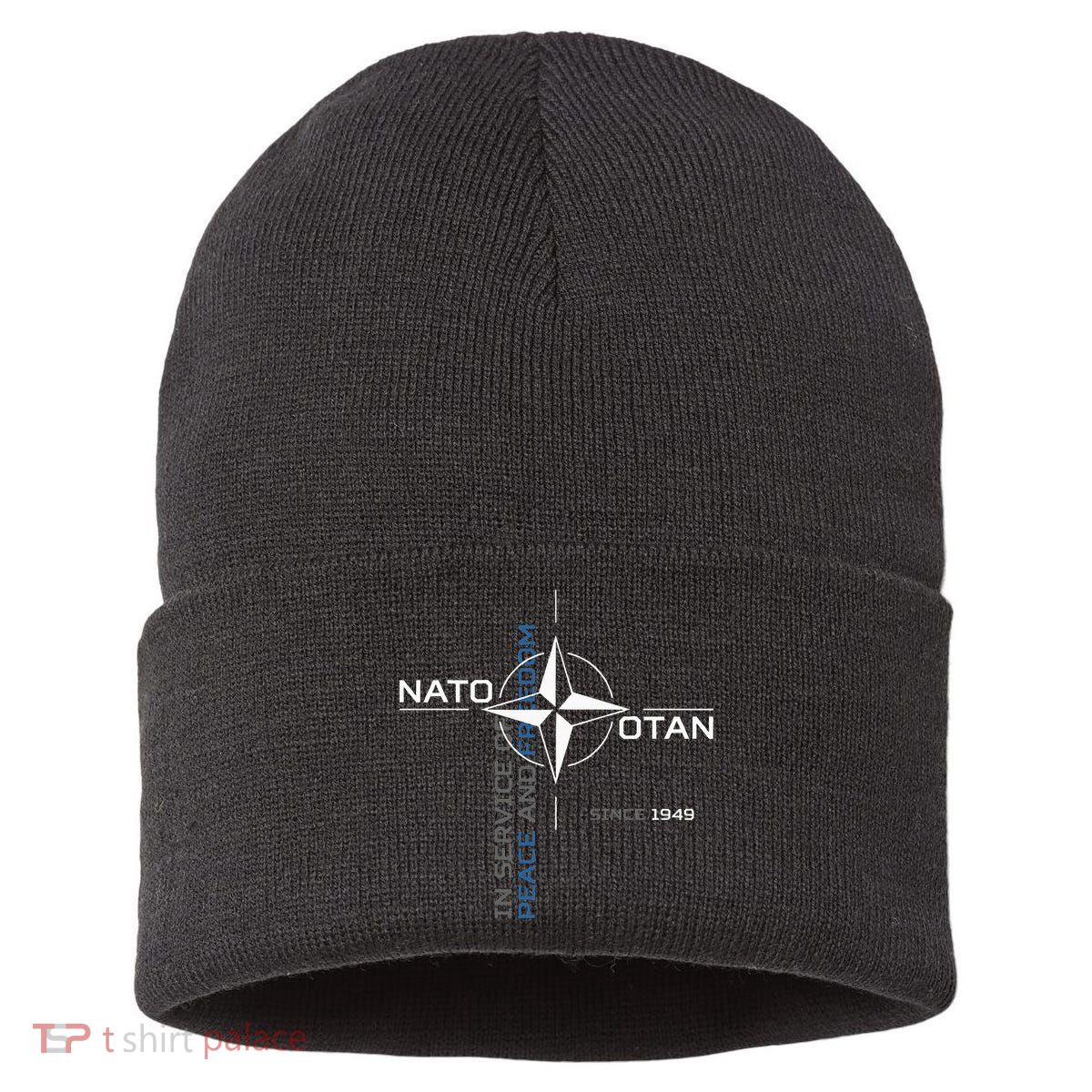 Peace And Freedom Otan Nato Sustainable Knit Beanie