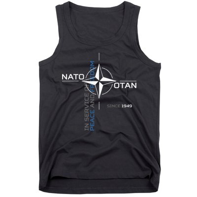 Peace And Freedom Otan Nato Tank Top
