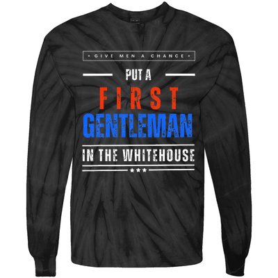 Put A First Gentleman In The Whitehouse Give A Chance Tie-Dye Long Sleeve Shirt