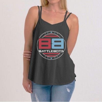 Patriotic American Flag Circle Women's Strappy Tank