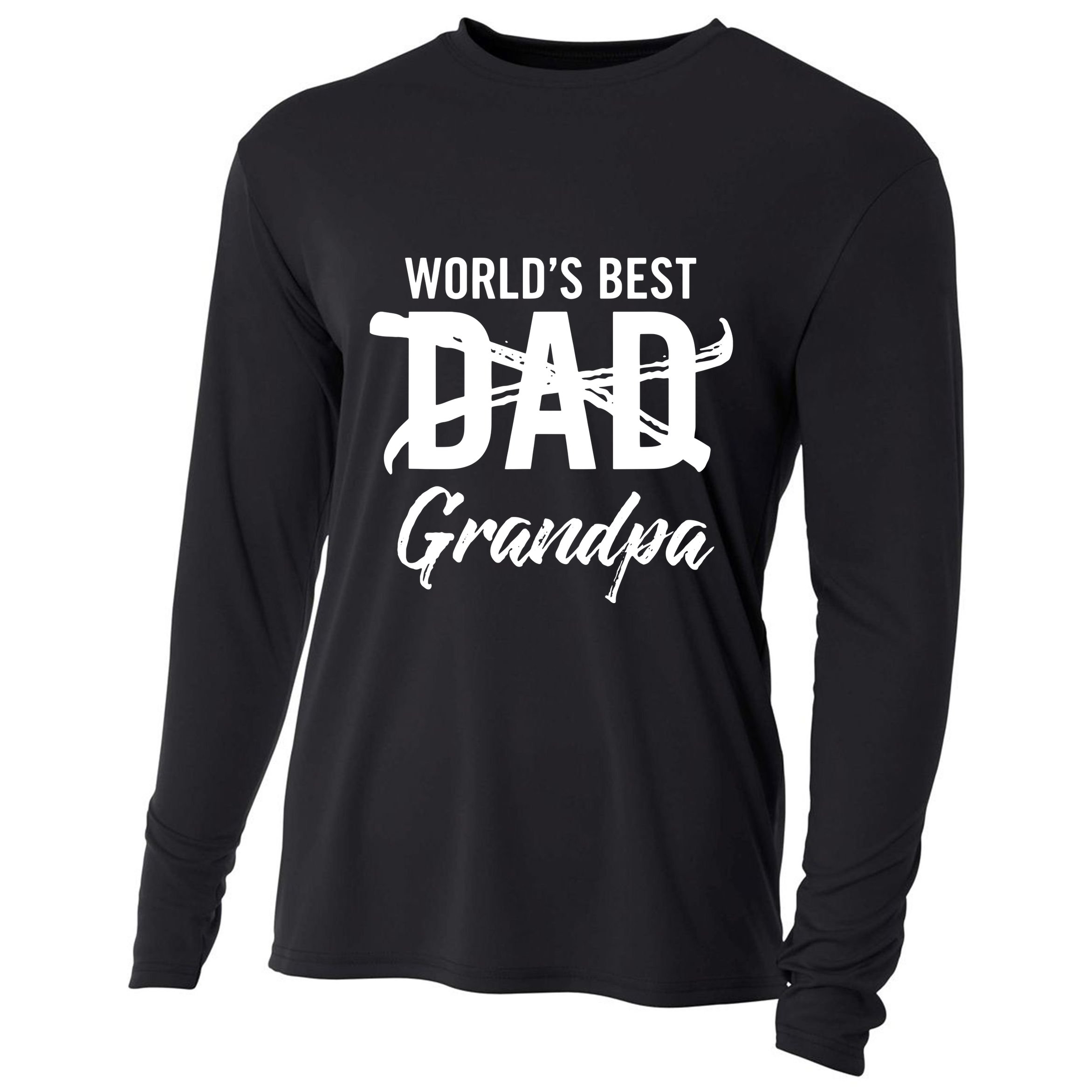 Pregnancy Announcement For Grandparents Cooling Performance Long Sleeve Crew