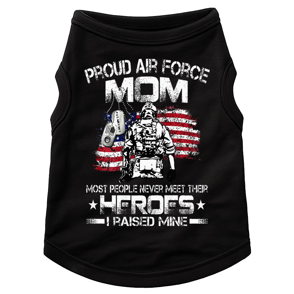 Proud Air Force Mom Air Force Graduation Mom USAF Heroes Doggie Tank