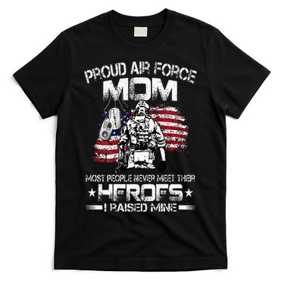 Proud Air Force Mom Air Force Graduation Mom USAF Heroes T-Shirt