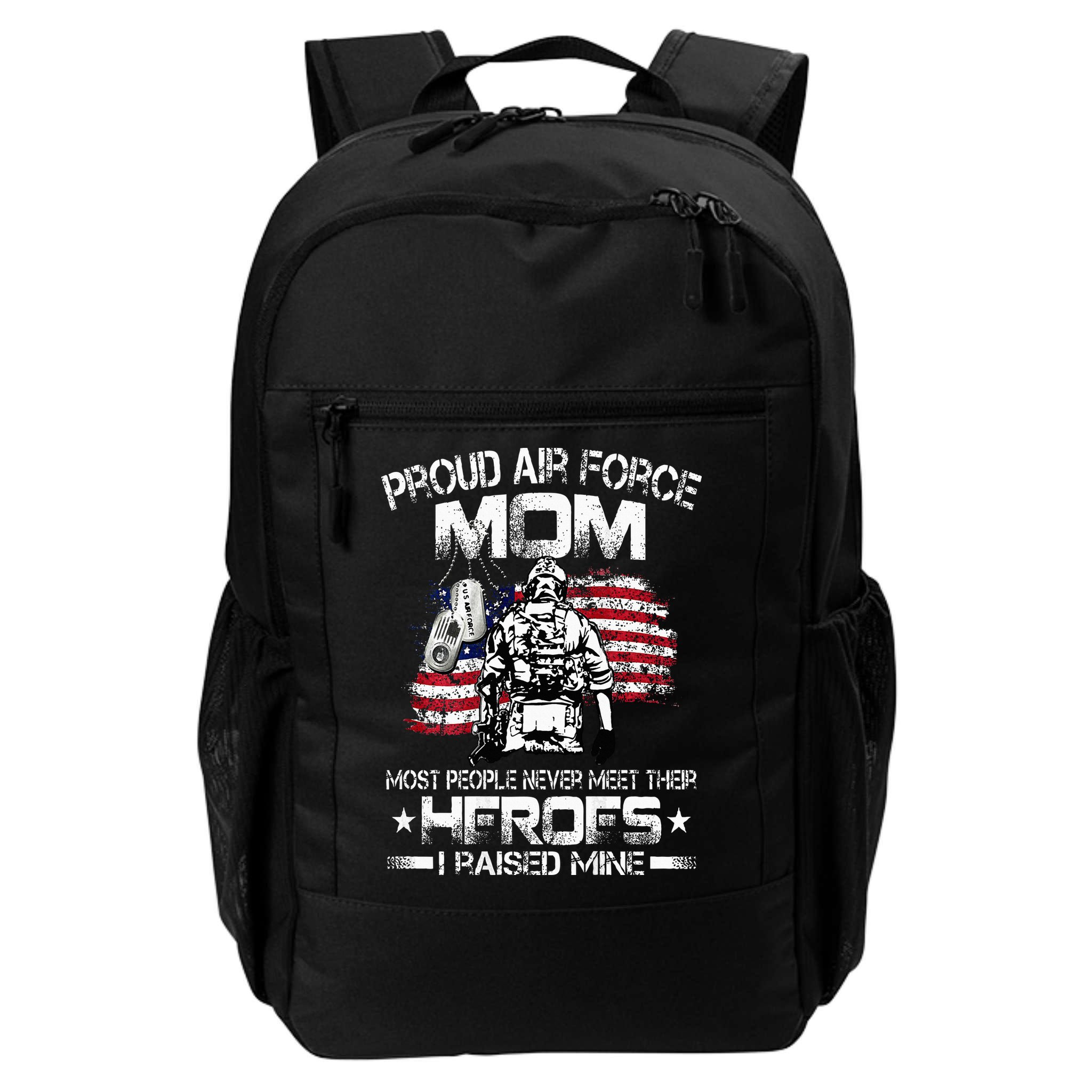 Proud Air Force Mom Air Force Graduation Mom USAF Heroes Backpack