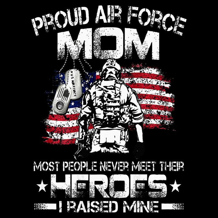 Proud Air Force Mom Air Force Graduation Mom USAF Heroes 16 in Basic Backpack