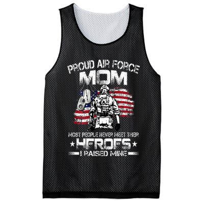Proud Air Force Mom Air Force Graduation Mom USAF Heroes Mesh Reversible Basketball Jersey Tank