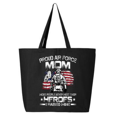 Proud Air Force Mom Air Force Graduation Mom USAF Heroes 25L Jumbo Tote