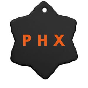 Phoenix AZ Fans PHX Ceramic Star Ornament