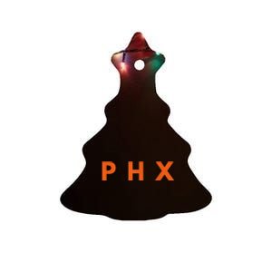 Phoenix AZ Fans PHX Ceramic Tree Ornament