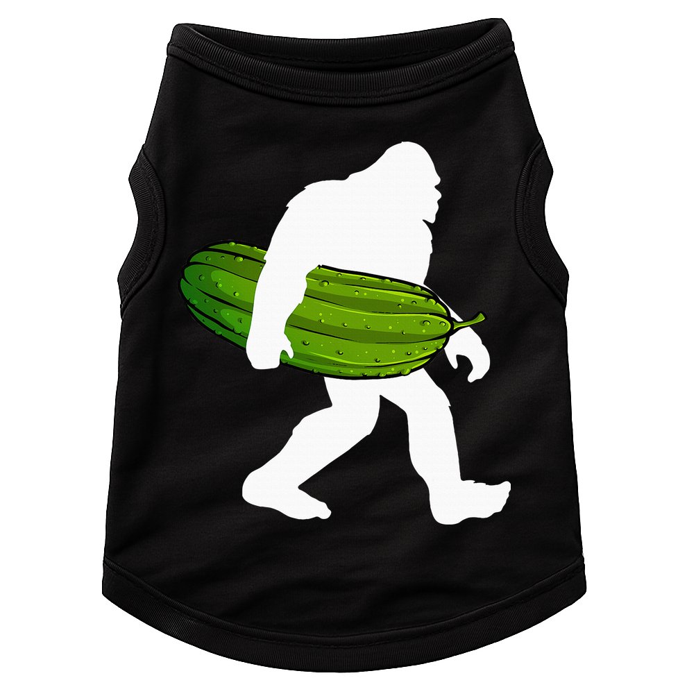 Pickle Art For Women Bigfoot Cucumber Doggie Tank
