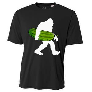 Pickle Art For Women Bigfoot Cucumber Cooling Performance Crew T-Shirt