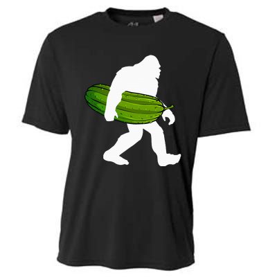 Pickle Art For Women Bigfoot Cucumber Cooling Performance Crew T-Shirt