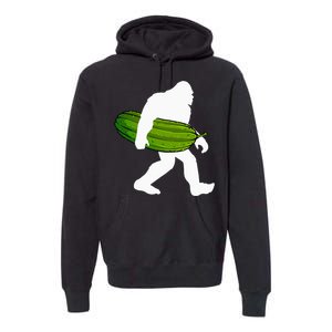 Pickle Art For Women Bigfoot Cucumber Premium Hoodie