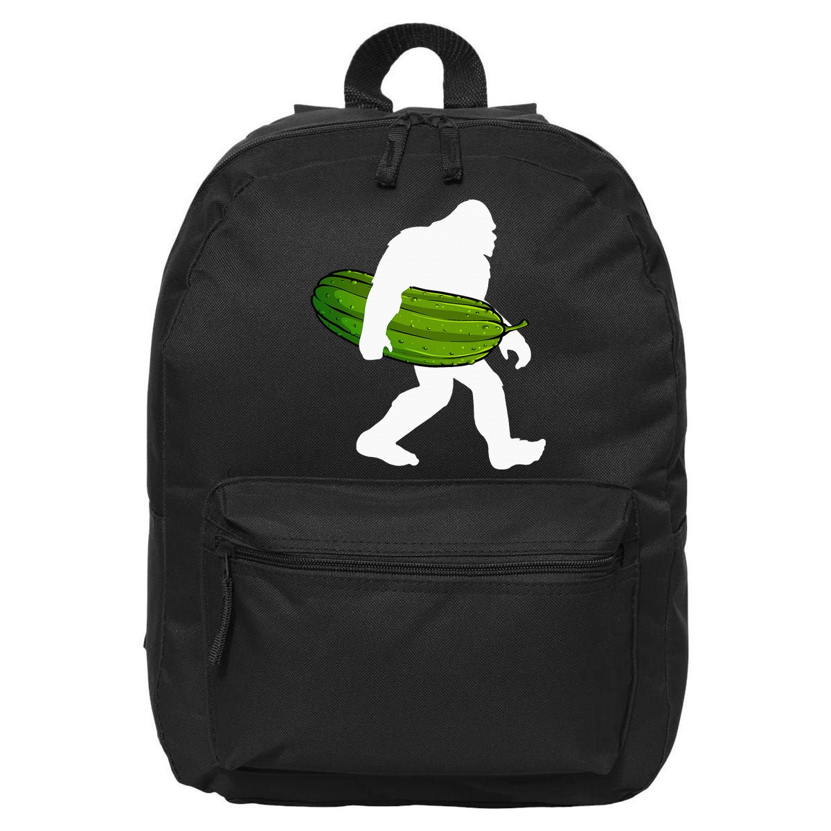 Pickle Art For Women Bigfoot Cucumber 16 in Basic Backpack