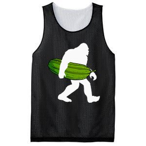 Pickle Art For Women Bigfoot Cucumber Mesh Reversible Basketball Jersey Tank