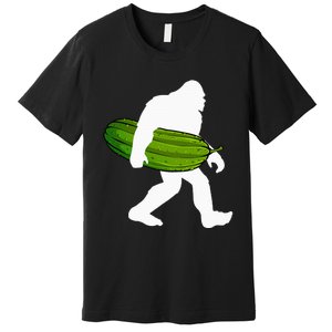 Pickle Art For Women Bigfoot Cucumber Premium T-Shirt