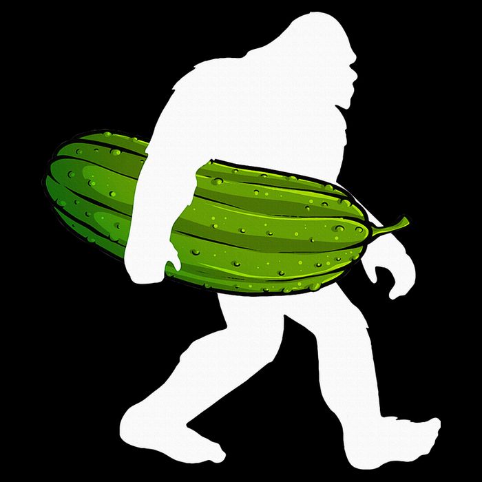 Pickle Art For Women Bigfoot Cucumber Baby Bodysuit