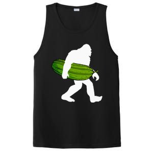 Pickle Art For Women Bigfoot Cucumber PosiCharge Competitor Tank