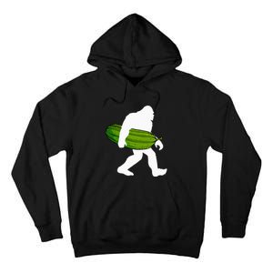 Pickle Art For Women Bigfoot Cucumber Tall Hoodie