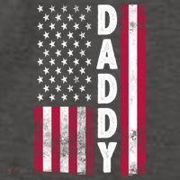 Patriotic American Flag Dad Father's Day Vector Backpack