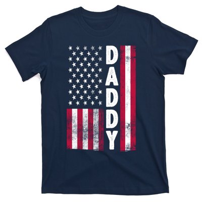 Patriotic American Flag Dad Father's Day T-Shirt