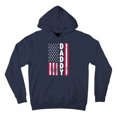 Patriotic American Flag Dad Father's Day Tall Hoodie